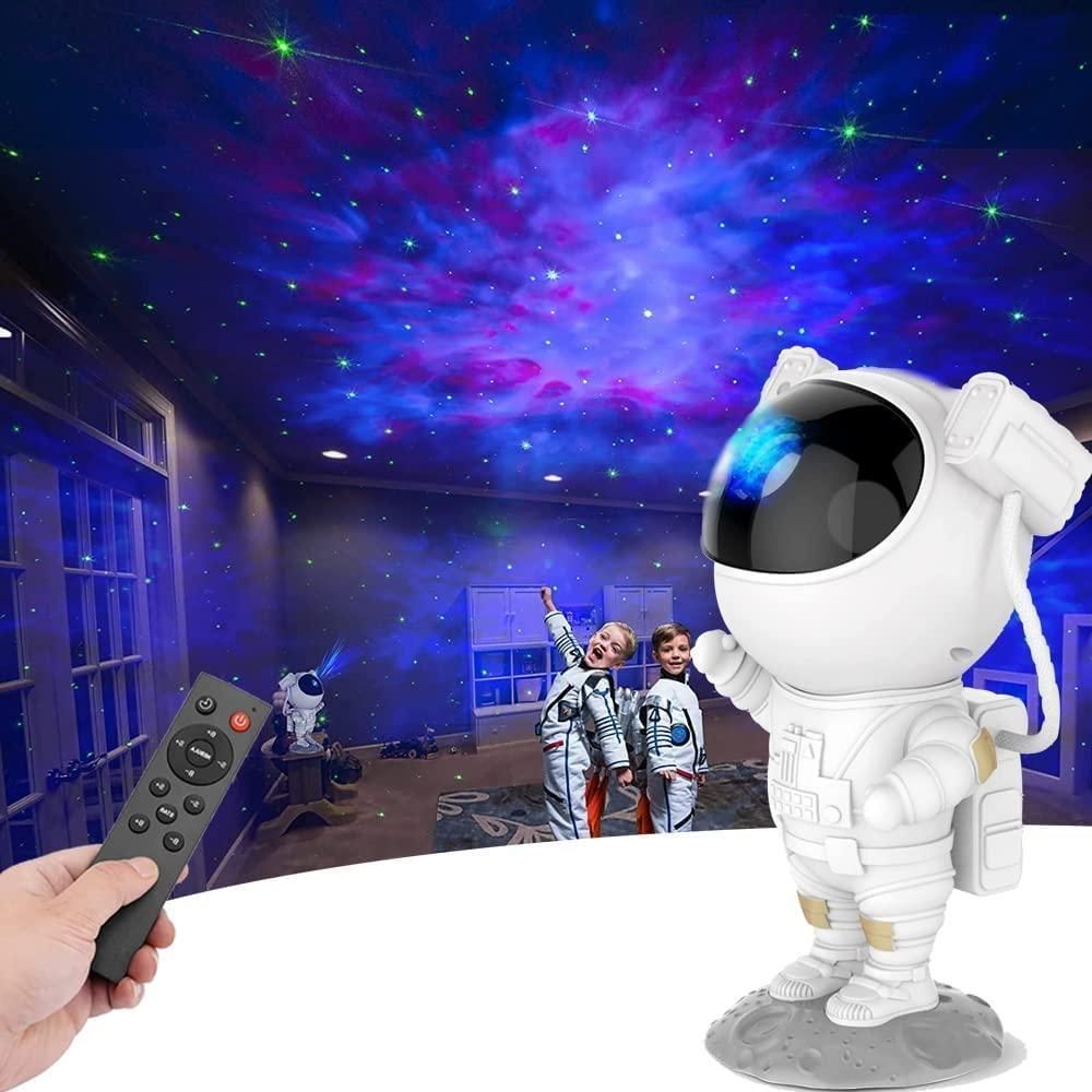 Astronaut Galaxy Projector - 360° Rotation & Remote Control